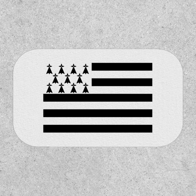 Patriotic Brittany Flag Patch (Front)