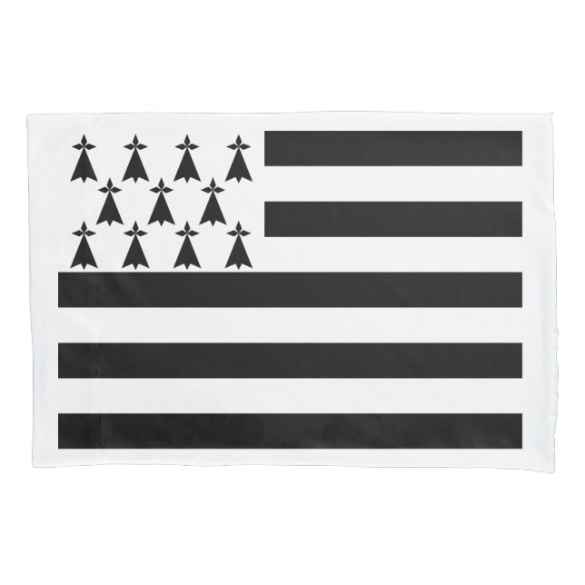 Patriotic Brittany Flag Pillow Case (Front)