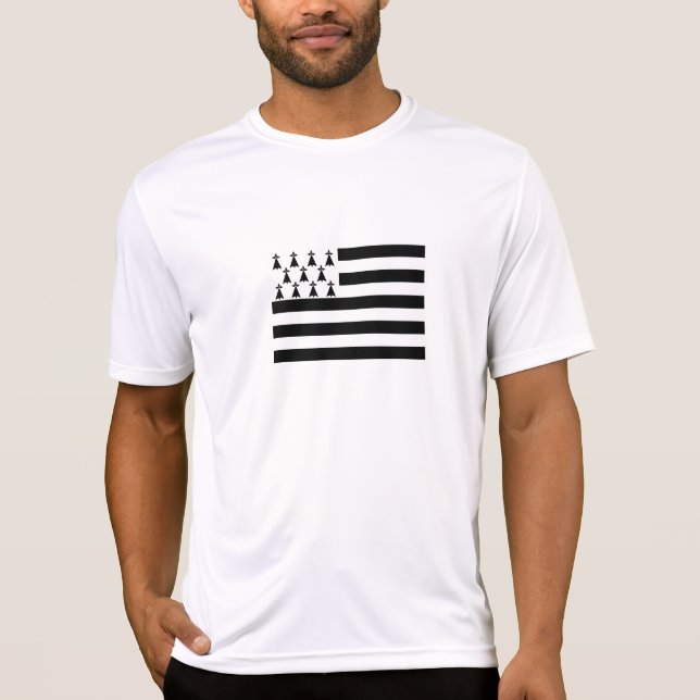 Patriotic Brittany Flag T-Shirt (Front)