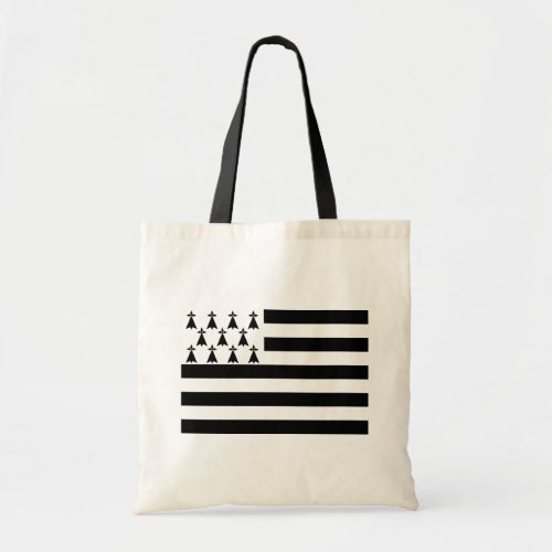 Patriotic Brittany Flag Tote Bag