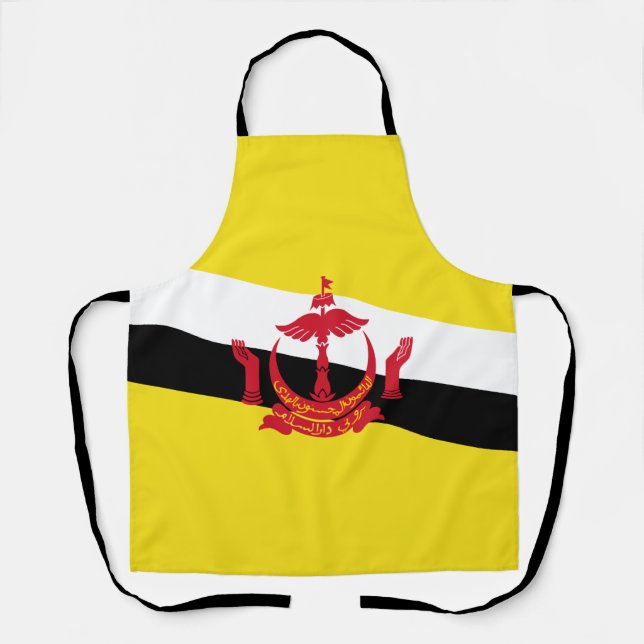 Patriotic Brunei Flag Apron (Front)