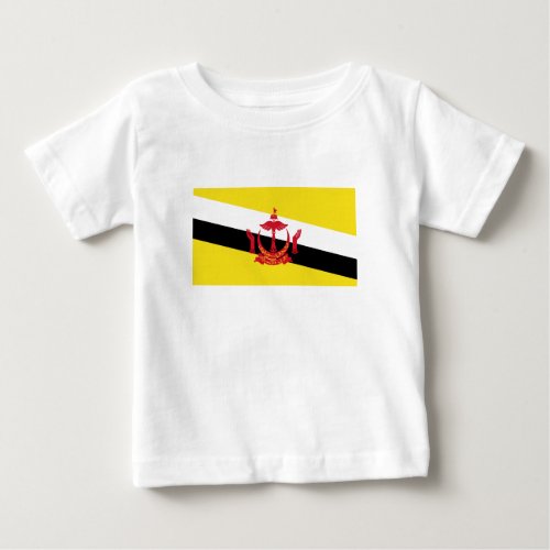 Patriotic Brunei Flag Baby T_Shirt