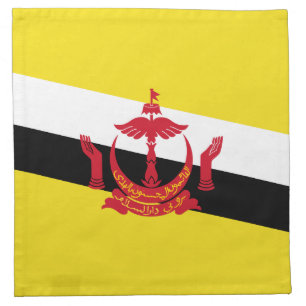 Patriotic Brunei Flag Cloth Napkin