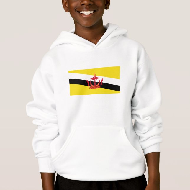Patriotic Brunei Flag Hoodie (Front)