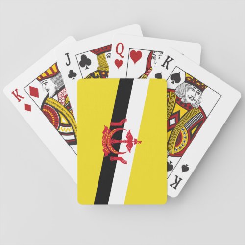 Patriotic Brunei Flag Playing Cards