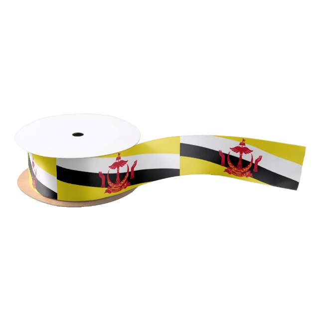 Patriotic Brunei Flag Satin Ribbon (Spool)