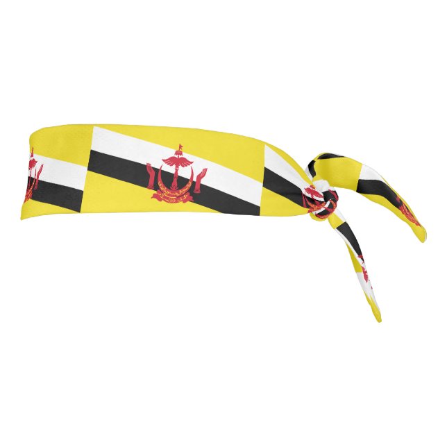 Patriotic Brunei Flag Tie Headband (Rotate 90)