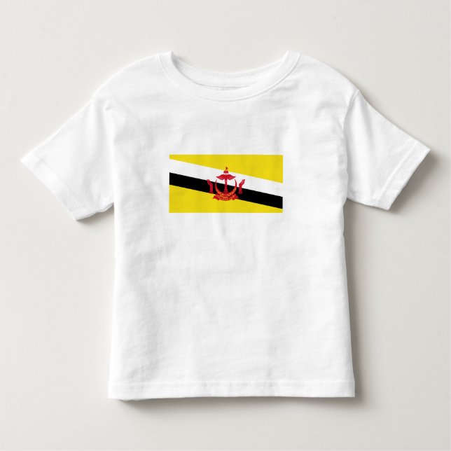 Patriotic Brunei Flag Toddler T-shirt (Front)