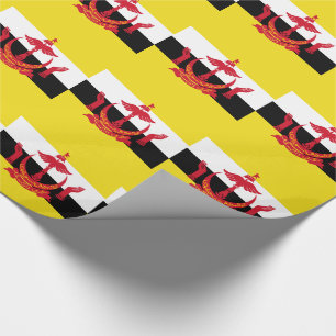 Patriotic Brunei Flag Wrapping Paper