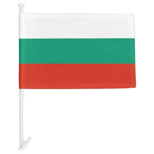 Patriotic Bulgarian Car Flag