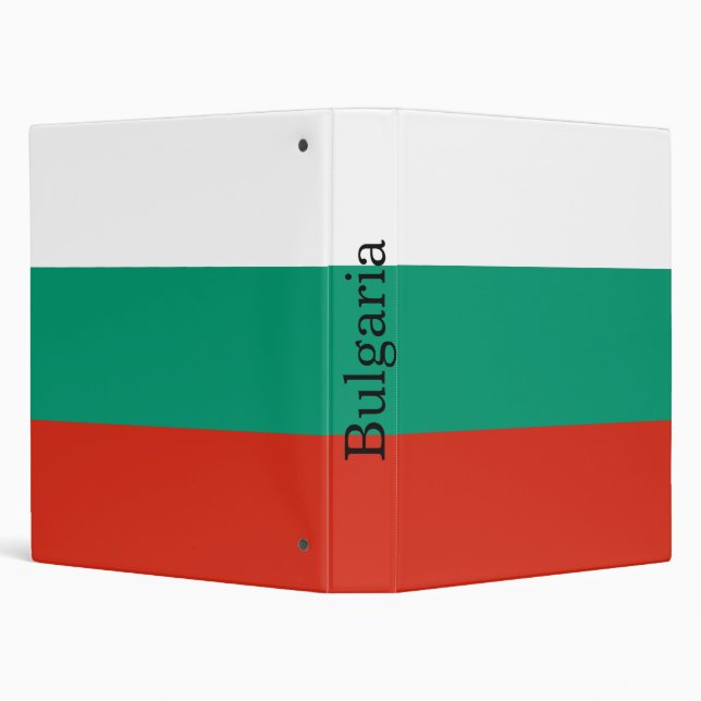 Patriotic Bulgarian Flag 3 Ring Binder (Background)