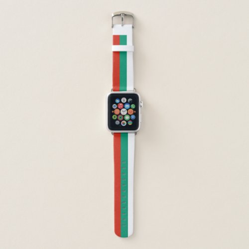 Patriotic Bulgarian Flag Apple Watch Band