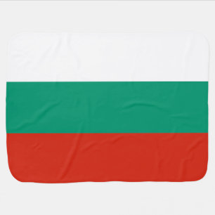 Patriotic Bulgarian Flag Baby Blanket