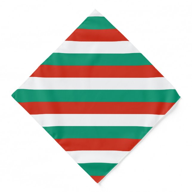 Patriotic Bulgarian Flag Bandana (Front)