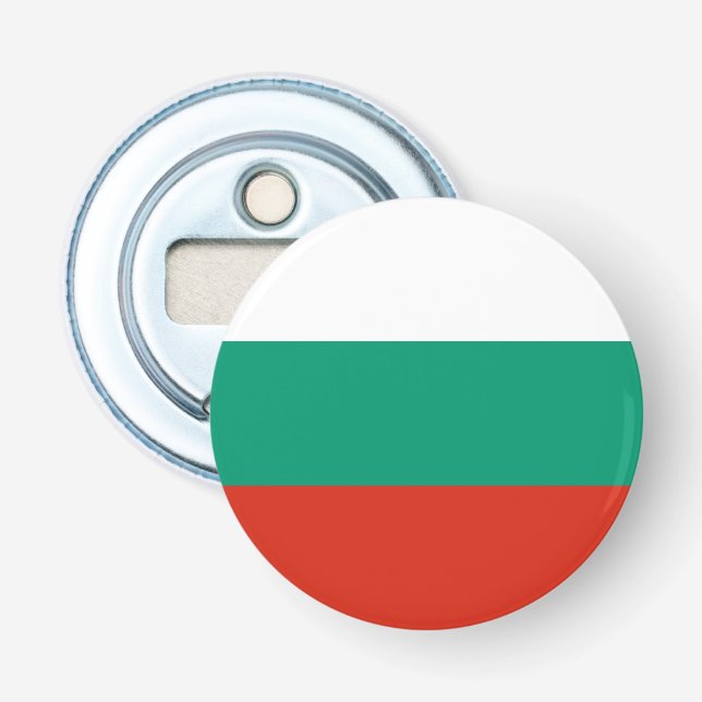 Patriotic Bulgarian Flag Bottle Opener (Front)