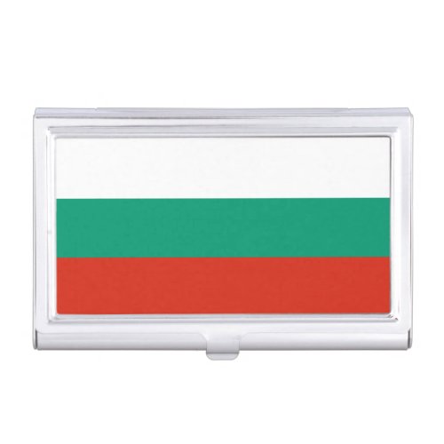 Patriotic Bulgarian Flag Business Card Case