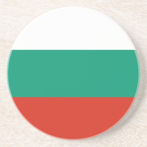 Patriotic Bulgarian Flag Coaster