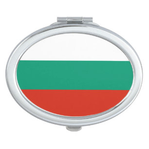 Patriotic Bulgarian Flag Compact Mirror