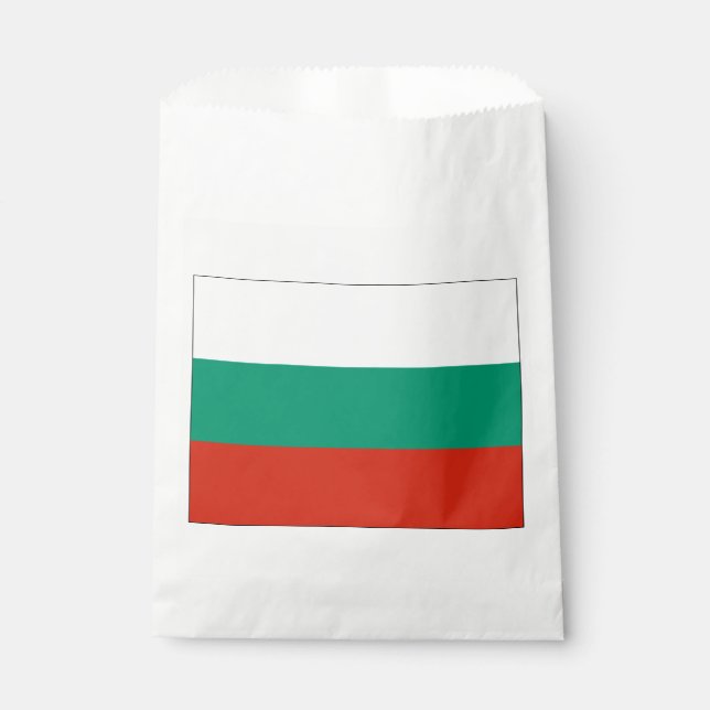 Patriotic Bulgarian Flag Favor Bag (Front)