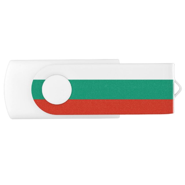 Patriotic Bulgarian Flag Flash Drive (Front)