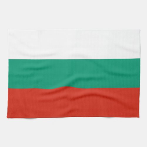 Patriotic Bulgarian Flag Kitchen Towel