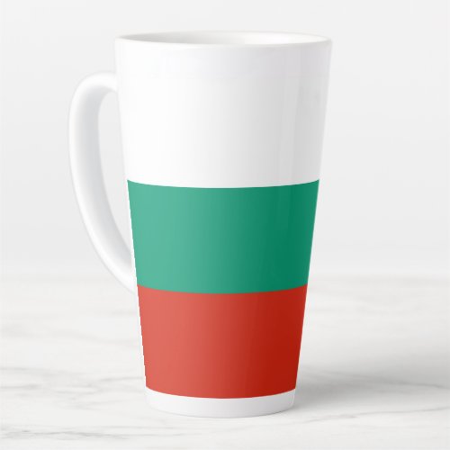 Patriotic Bulgarian Flag Latte Mug