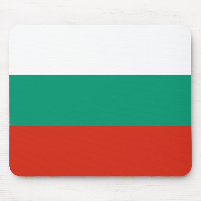 Patriotic Bulgarian Flag Mouse Pad (Front)