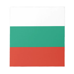 Patriotic Bulgarian Flag Notepad