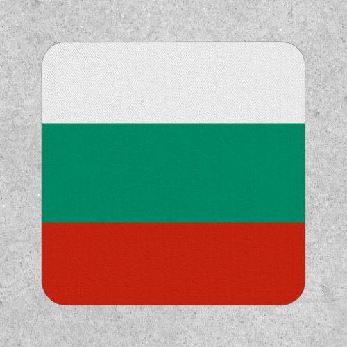 Patriotic Bulgarian Flag Patch