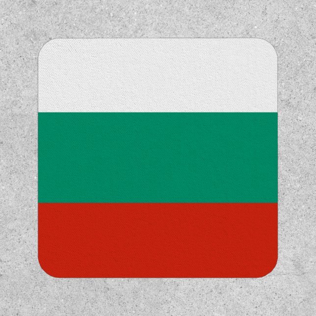 Patriotic Bulgarian Flag Patch (Front)