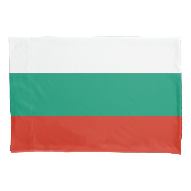 Patriotic Bulgarian Flag Pillow Case (Front)