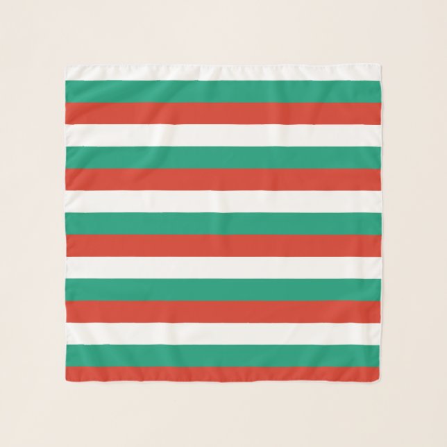 Patriotic Bulgarian Flag Scarf (Front)