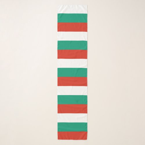 Patriotic Bulgarian Flag Scarf