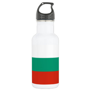 Patriotic Bulgarian Flag Stainless Steel Water Bottle