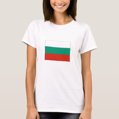 Patriotic Bulgarian Flag T_Shirt