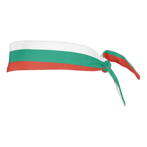 Patriotic Bulgarian Flag Tie Headband
