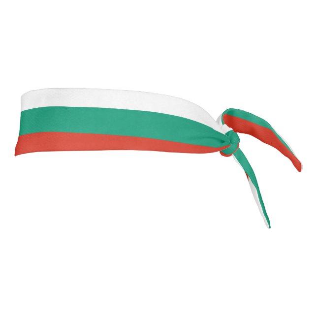 Patriotic Bulgarian Flag Tie Headband (Rotate 90)
