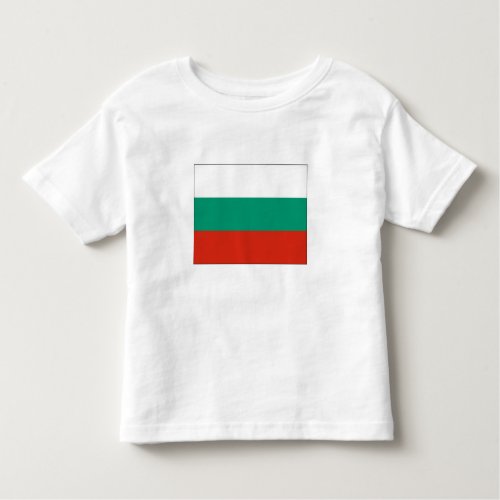 Patriotic Bulgarian Flag Toddler T_shirt