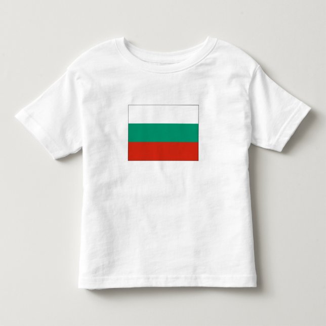 Patriotic Bulgarian Flag Toddler T-shirt (Front)