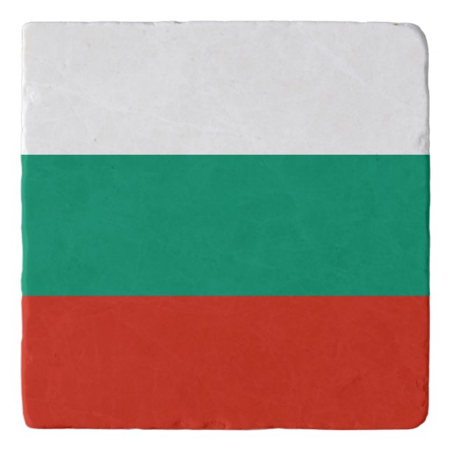 Patriotic Bulgarian Flag Trivet (Front)
