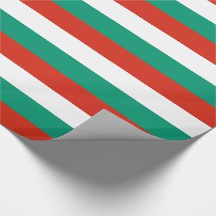 Patriotic Bulgarian Flag Wrapping Paper