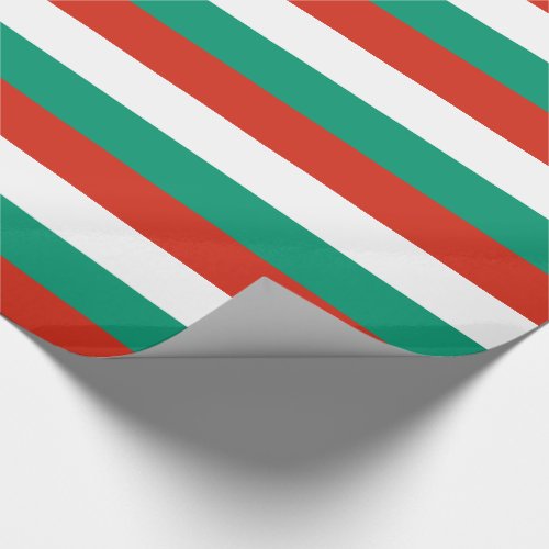 Patriotic Bulgarian Flag Wrapping Paper