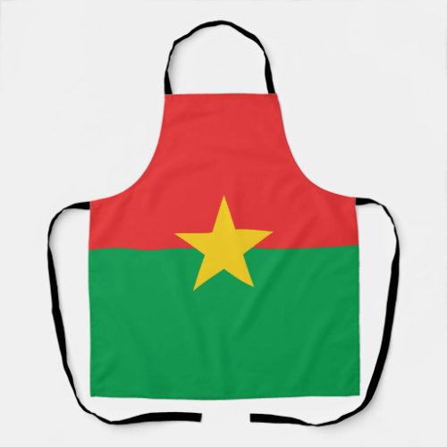 Patriotic Burkina Faso Flag Apron