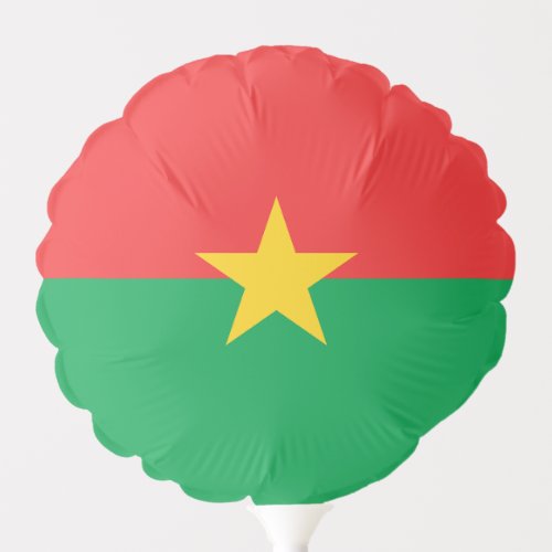 Patriotic Burkina Faso Flag Balloon