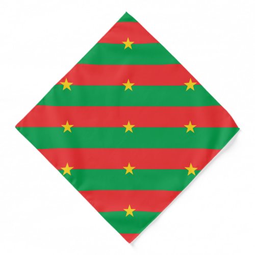 Patriotic Burkina Faso Flag Bandana