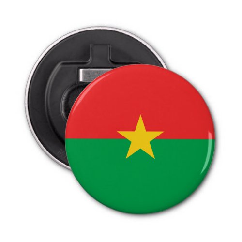 Patriotic Burkina Faso Flag Bottle Opener