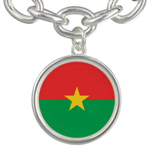 Patriotic Burkina Faso Flag Bracelet