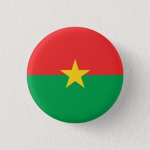 Patriotic Burkina Faso Flag Button