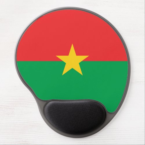 Patriotic Burkina Faso Flag Gel Mouse Pad