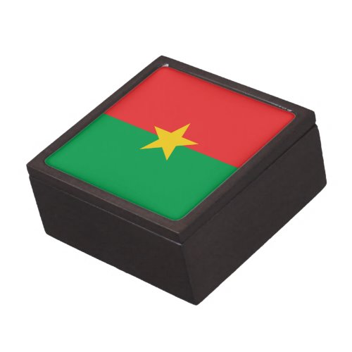 Patriotic Burkina Faso Flag Gift Box